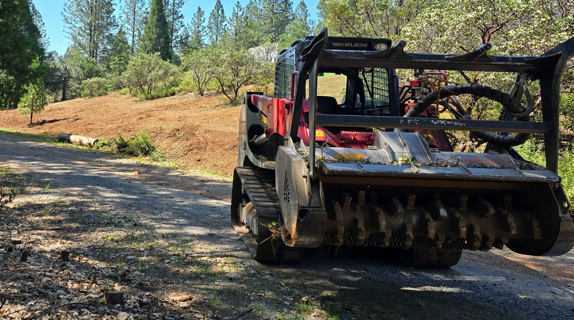 Mastication Equipment - real RAWE Vegetation Management project photo
